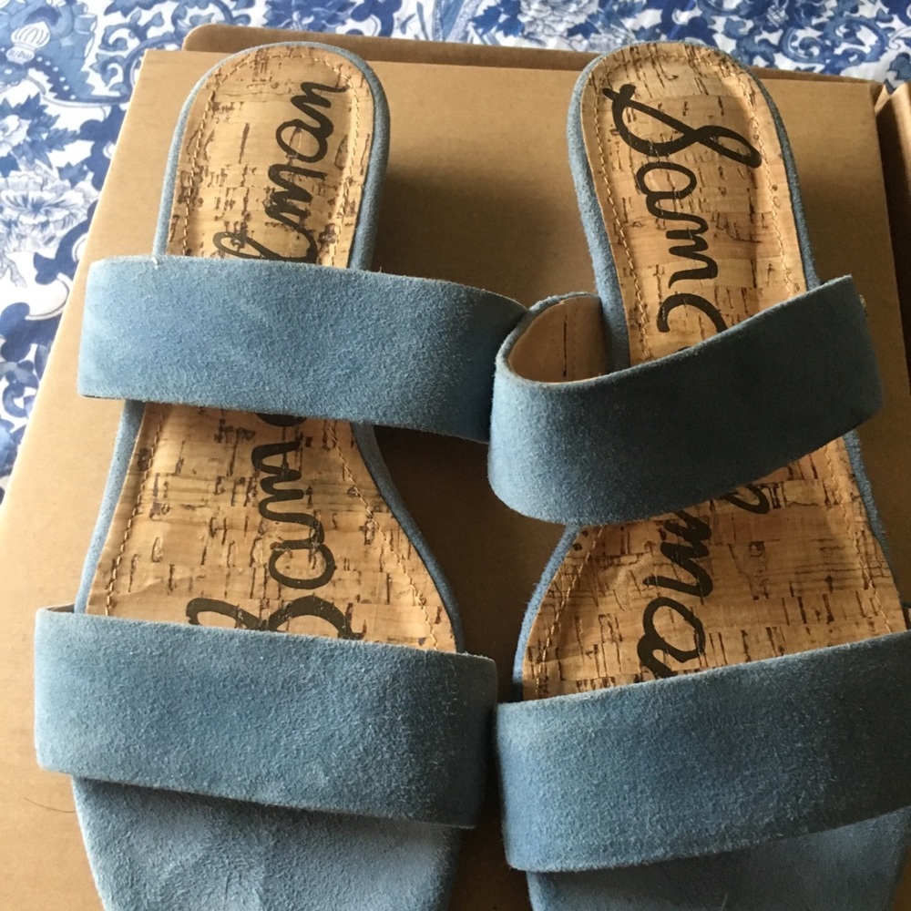 Sam Edelman slip on sandals.